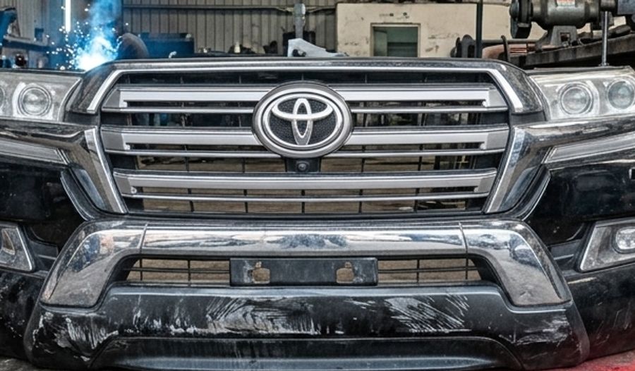Option A — used Land Cruiser front bumper